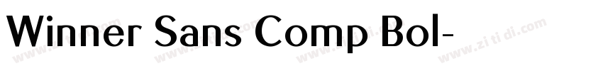 Winner Sans Comp Bol字体转换